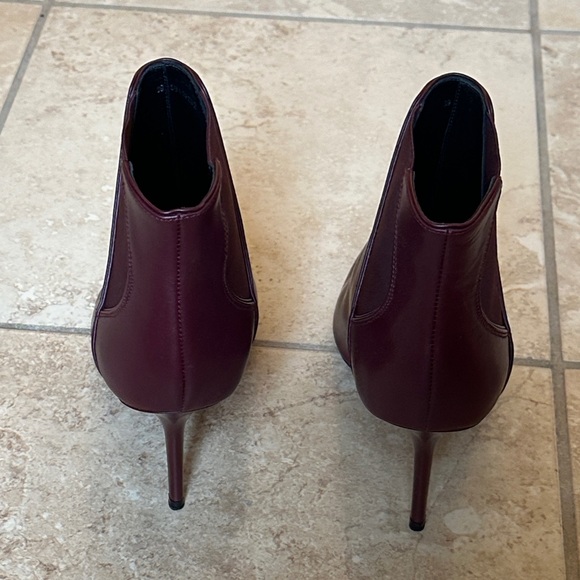 Boss Deep Burgundy Ankle Booties size 39 - Picture 6 of 7